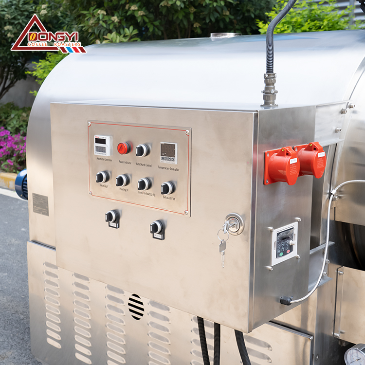 Intellicent Constant Temperature 30kg50kg/Batch Cocoa Bean/Peanuts/Soybean/Sesame Roasting