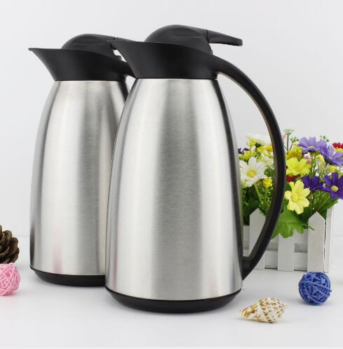 Термокружка из нержавеющей стали 304, 1-2 л, с ручкой