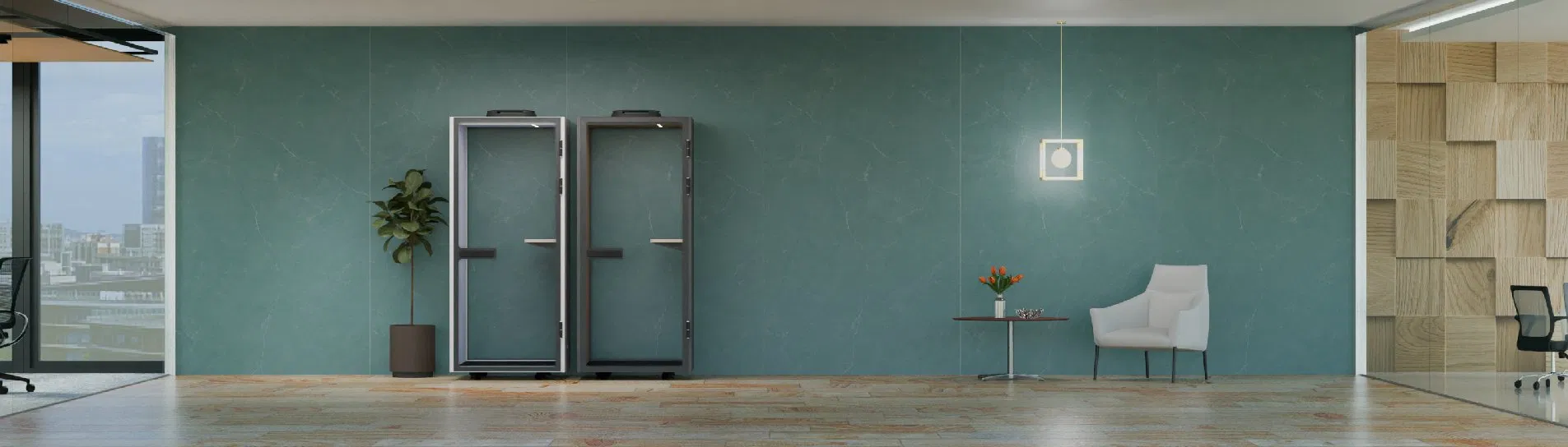 New Design Isolation Silent Removable Office Pods for Office Soundproof Booth