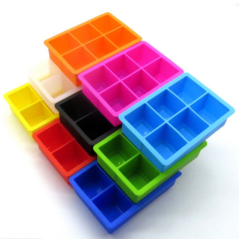 Tray with Reinforced Bar - Food Grade BPA Free Customizable Factory Supply Extra Large Silicone Ice Cube