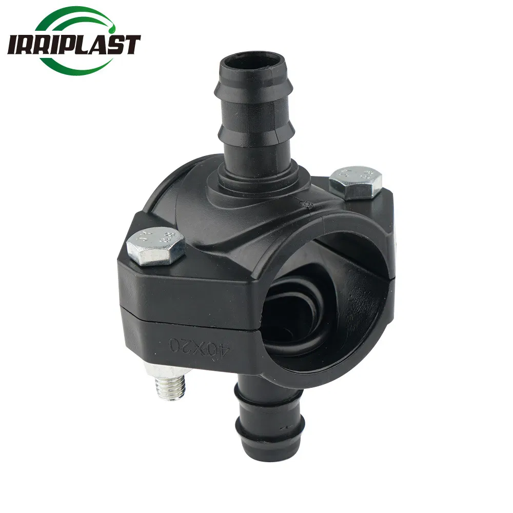 Pn16 HDPE Raw Material Axial Impact Resistance PP Clamp Saddle Irrigation