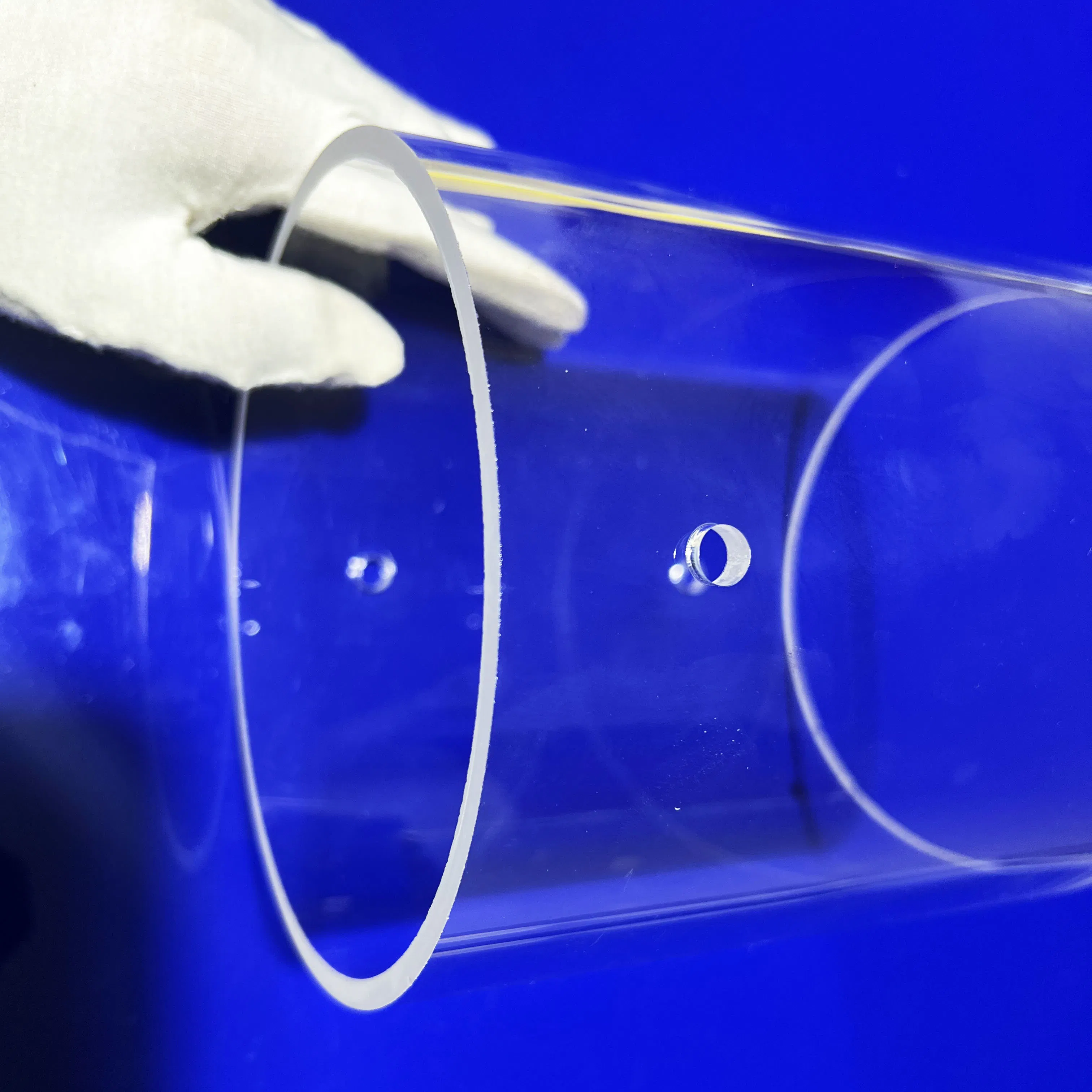 Factory Customized Quartz Glass Tube Transparent Heat Resistant Glass Tube