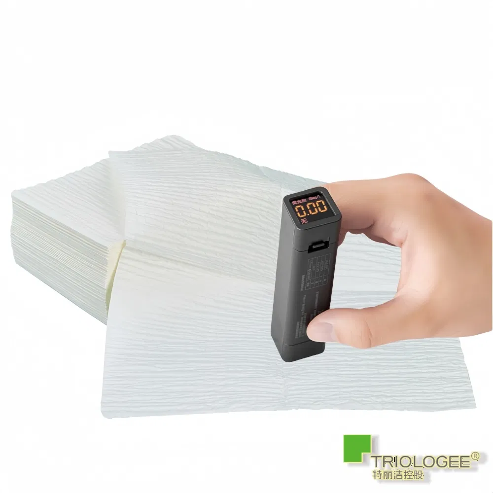 Eco-Friendly Reinforced Cleaning Wiper Absorbent Adults Tissue Paper Fluorescent-Free Paper Hand Towels