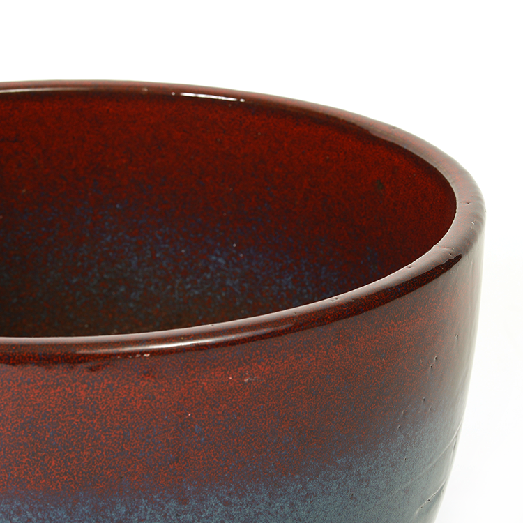 Горшок садовый керамический