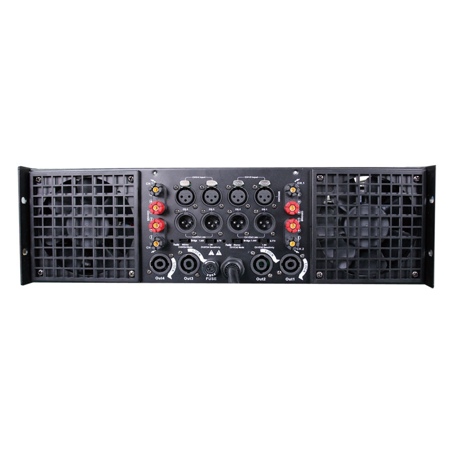 3u 4*1200W Stage Master Class H Stereo High 4 Channel Power Amplifier