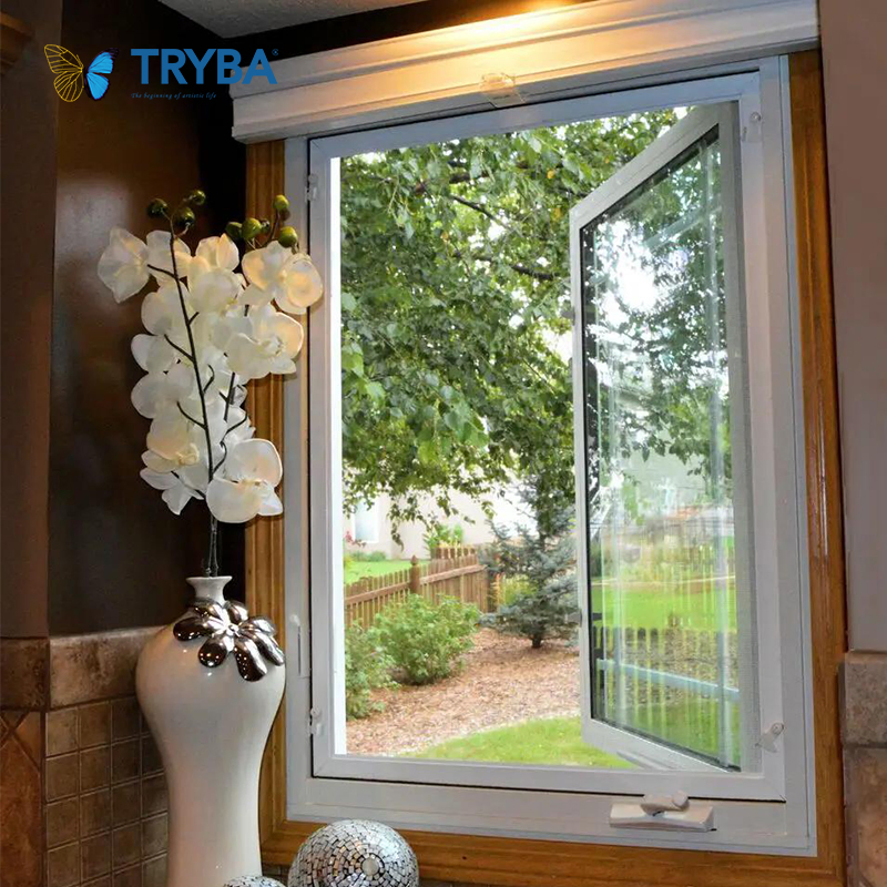 Energy-Saving Low U-Value UPVC Casement Window for Cold Climates