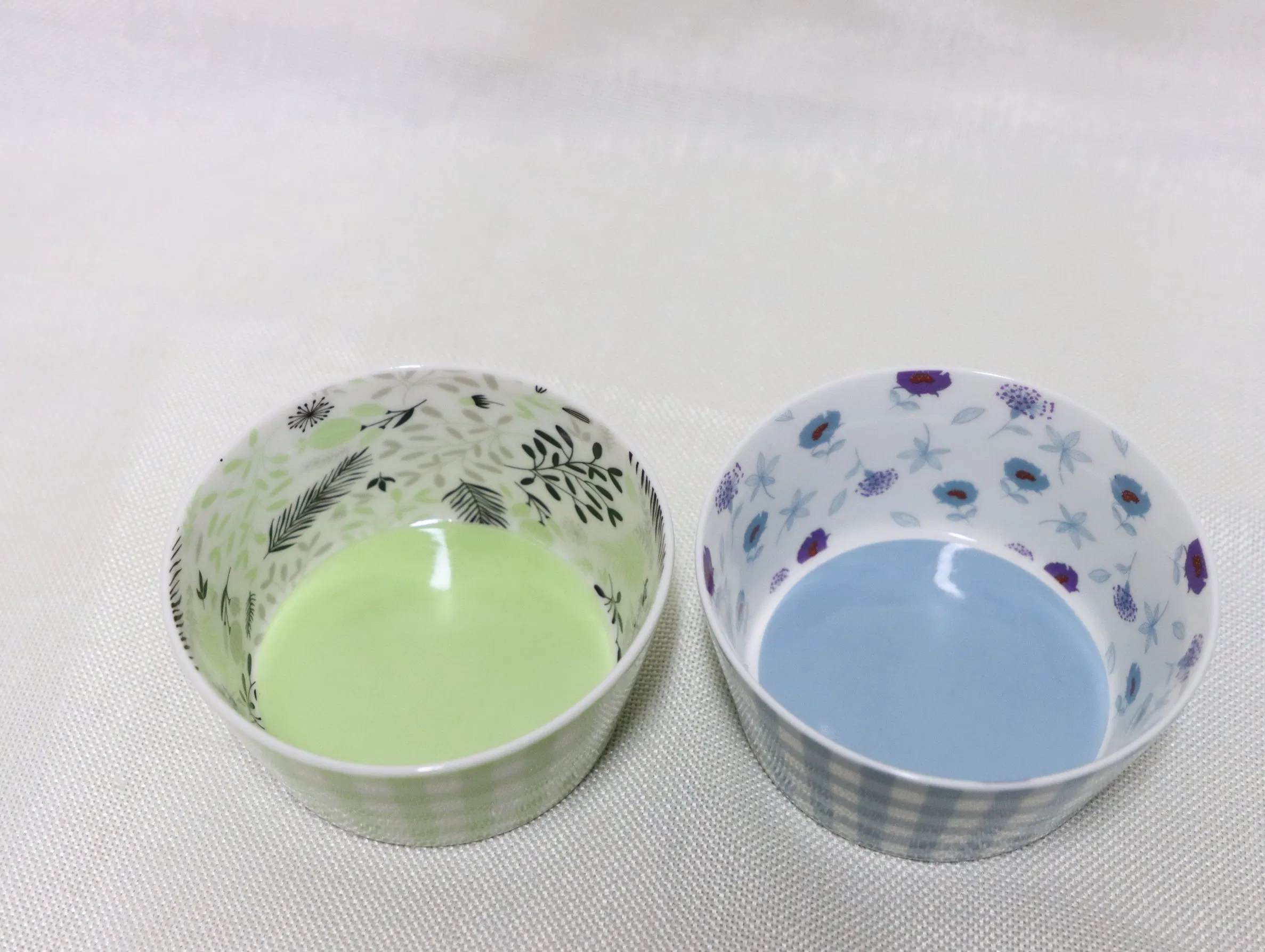 Ceramic Snack Bowl, Inside and Outside Full Decaled Ceramic Tableware Serve Bowl