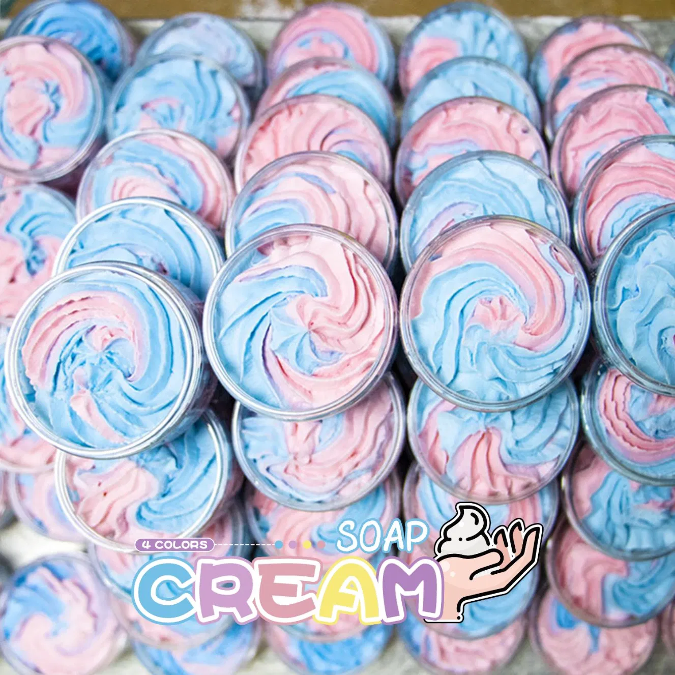 Custom Wholesale Bath Body Care Exfoliating Soap Cream