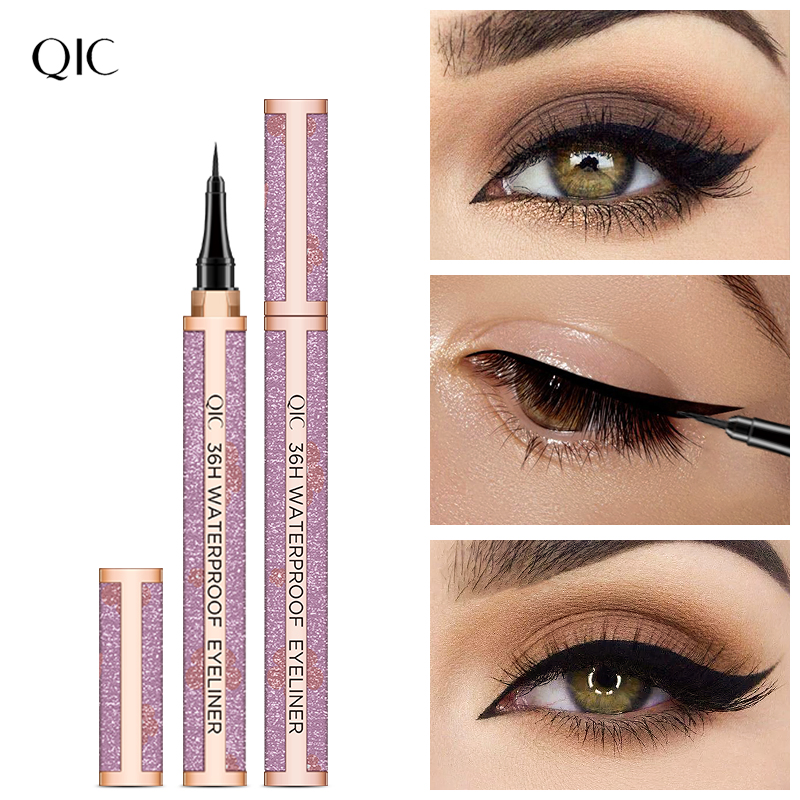 Wholesale Cosmetic Factory Free Sample Best Waterproof Cosmetics Color Diamond Liquid Eyeliner and Mascara Set