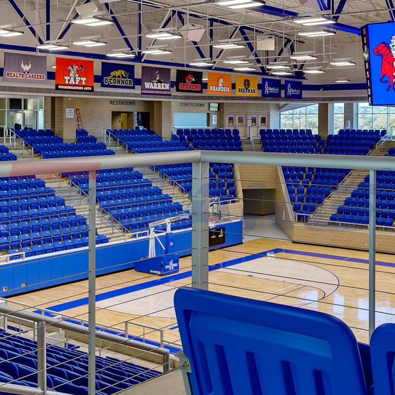 Esang Professional Commercial Stadium Stair Railing Stainless Steel Handrail System