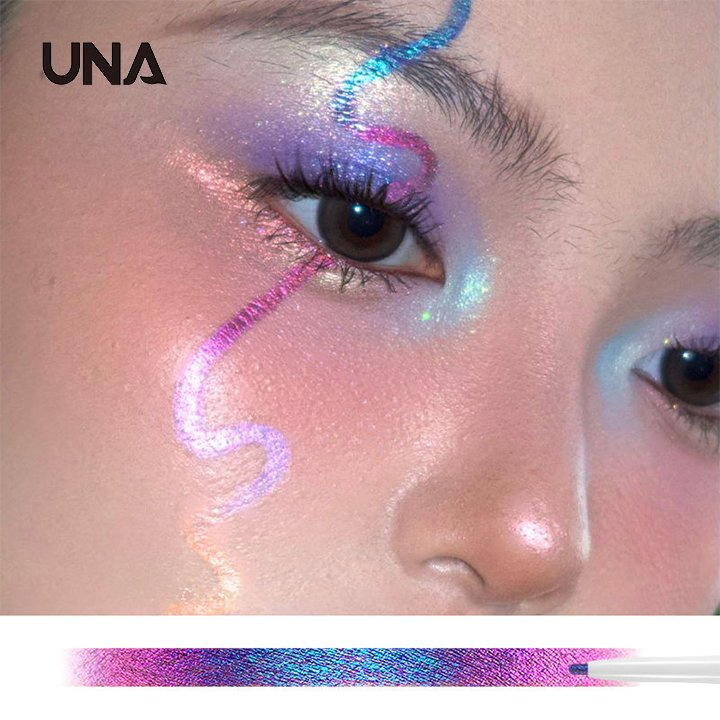 Wholesale Multichrome Eyeliner Gel Pencil Smooth Chameleon Eye Liner Longstay Waterproof High Pigment Chrome Eye Makeup