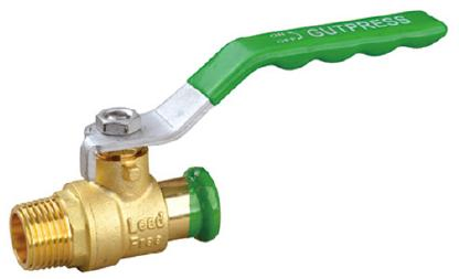 Пресс-фитинг шаровой кран с высоким горлом M-профиль