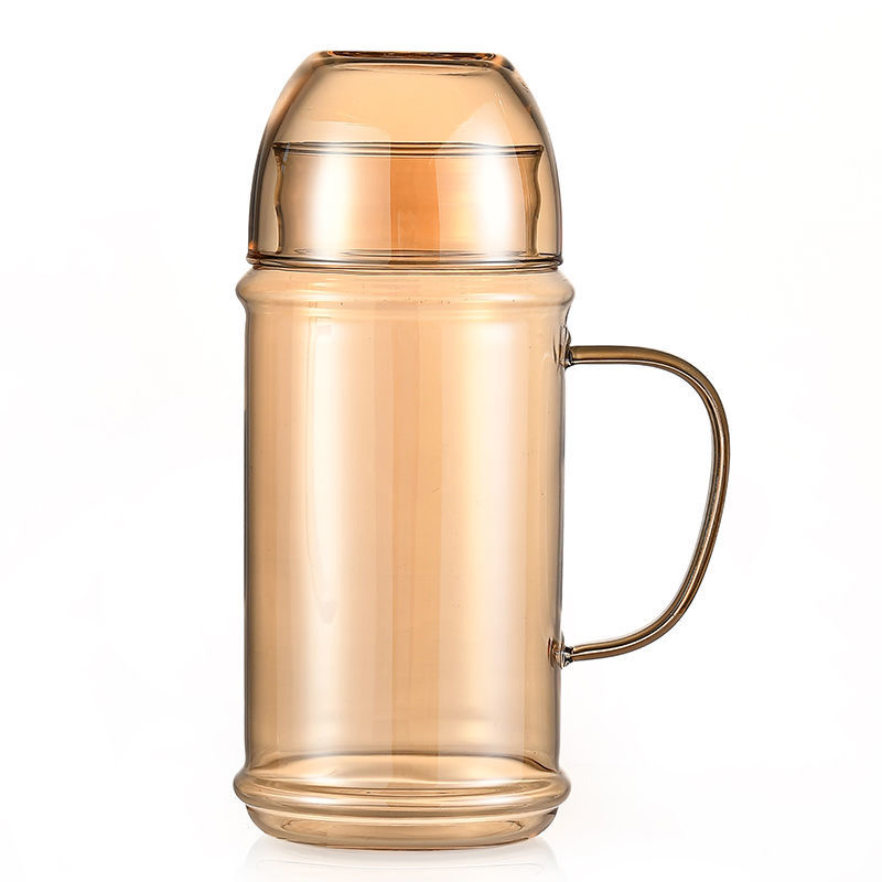 High Borosilicate Glass Pot Large Capacity Teapot Pitcher1.1L Pot Glass Pitcher with Handle