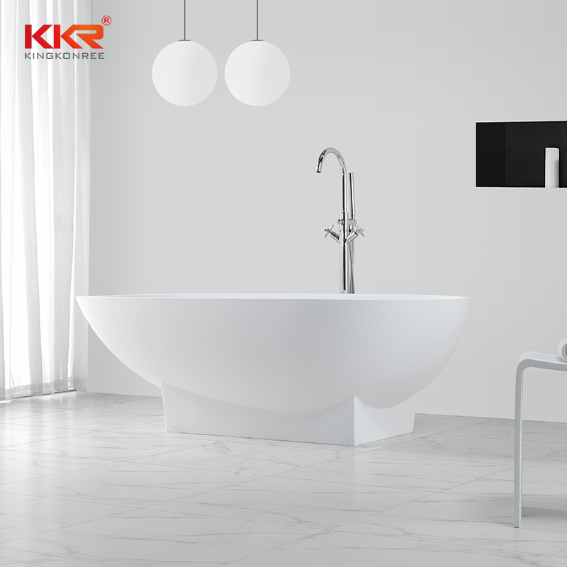 Custom Various Size Luxury Stone Bath Solid Surface Bathtub Tub