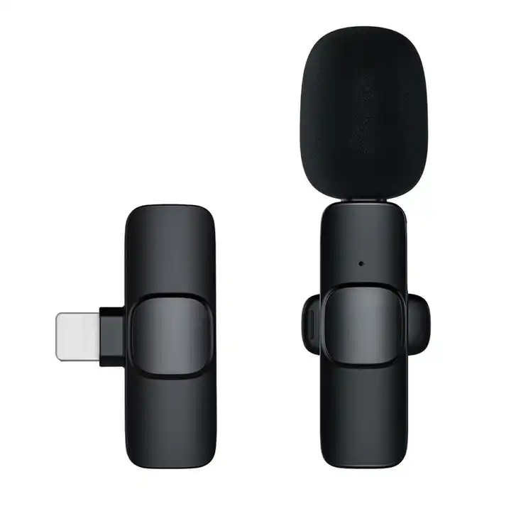 Professional Wireless Lavalier Microphones for Smartphones and Cameras