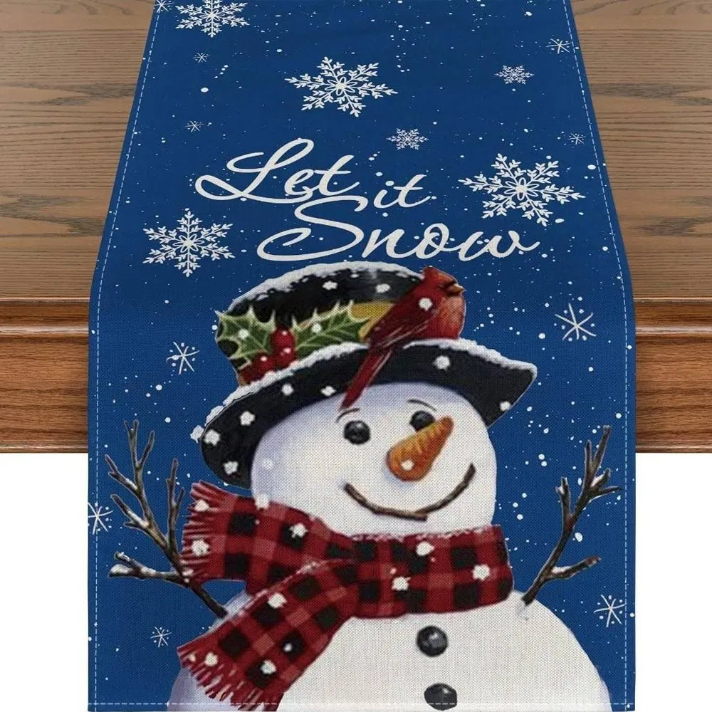 Decoration Table Mat Fashionable Custom Printed Table Runner for Christmas