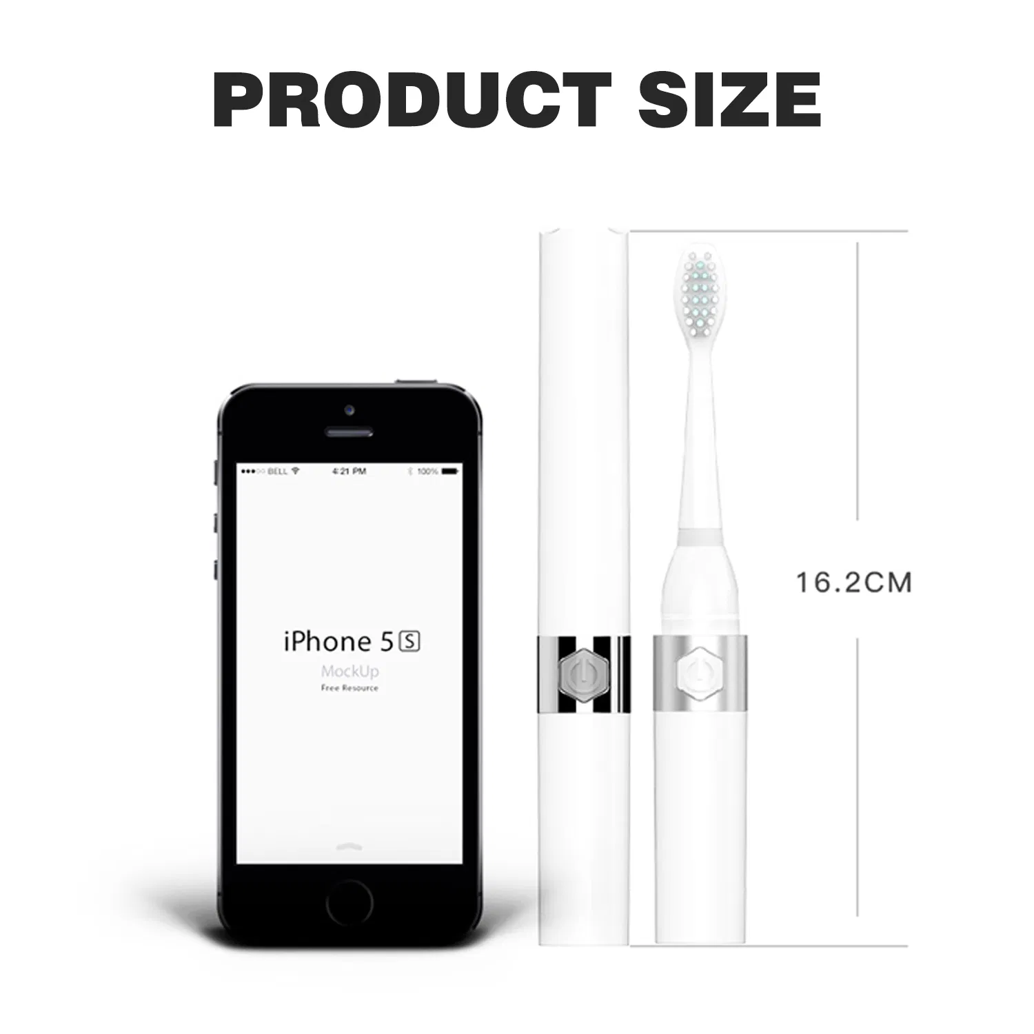 OEM Portable Slim Lipstick Design Battery Operated Waterproof Sonic Electric Toothbrush