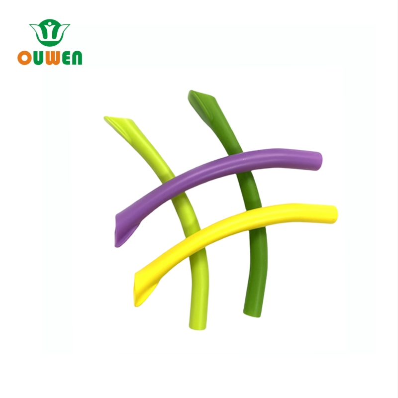 Ouwen Factory Disposable Dental Strong Suction Tube Duckbill Saliva Ejector for Adult