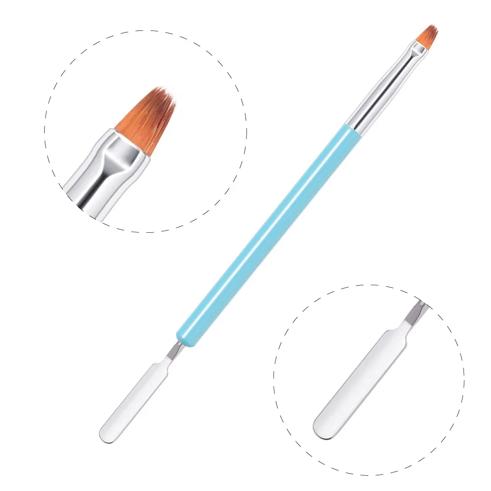 New Products Wholesale Double Head Multi Function Crystal Long Rods Nail Pen