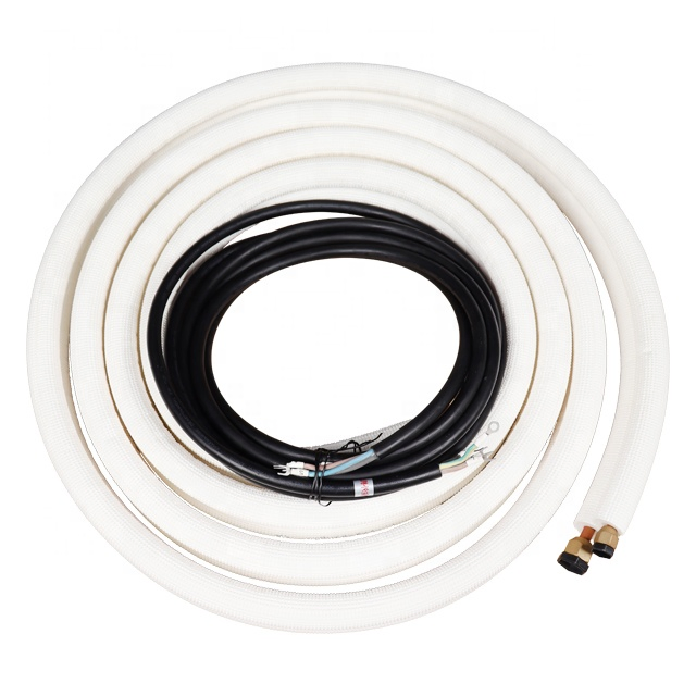 1/2" 5/8" 0.6mm Thermal Insulation Copper AC Parts Connecting Pipe