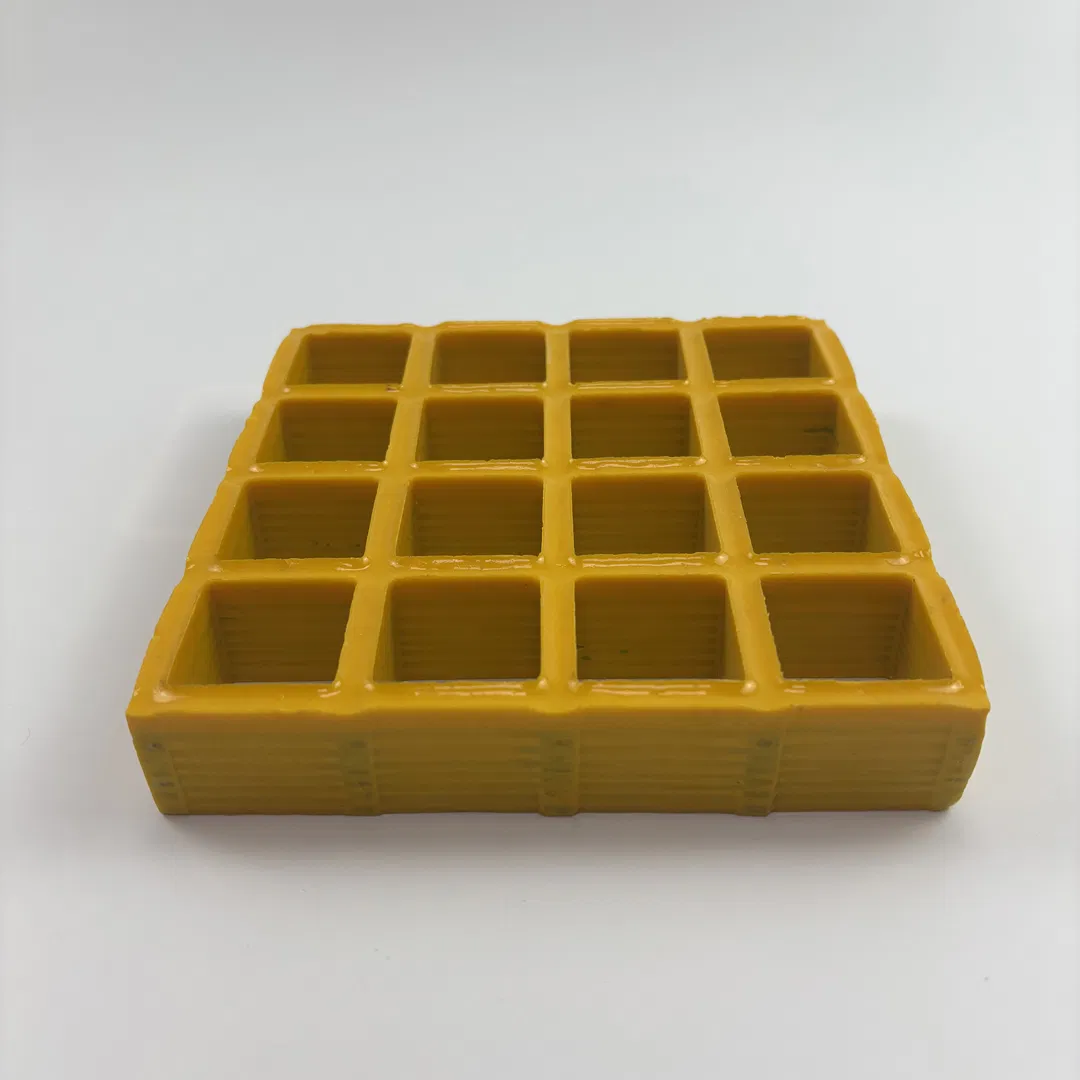 Industrial Grade Fiberglass Moulded Grating Mesh Panel Anti Slip Lightweight Strong Weather Resistant Heavy Duty Offshore Marine Oil Rig Deck