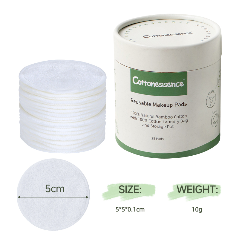 Reusable Bamboo Fiber Makeup Remover Pads