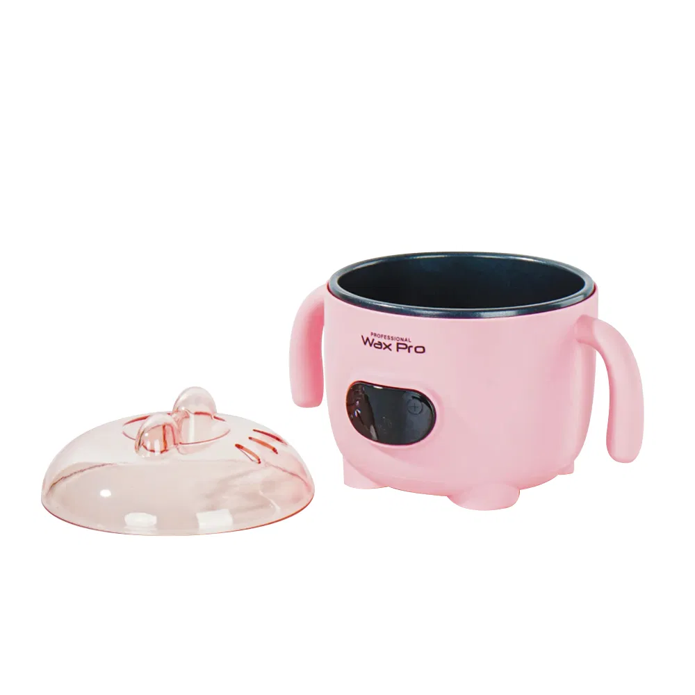 Bear Shape Digital Wax Warmer 200ml Non Stick Dual Handle Mini for Safe Smart Use