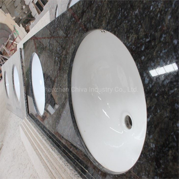 Chinese Blue/Brown Granite Slabs Flooring Wall Cladding Stone Tile Countertops