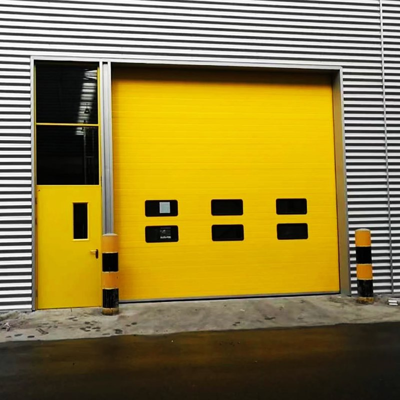 Industrial Energy Efficient Insulated Electric Insulation Sectional Doors