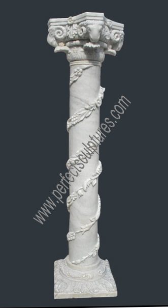 Natural Stone Decorative Pillars for Home (QCM037)