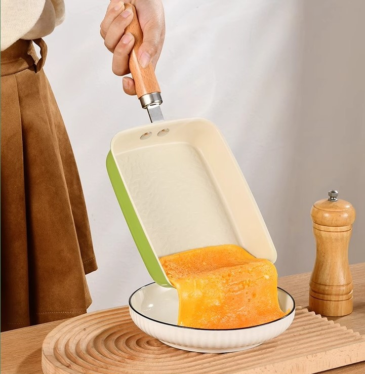 Iron Stone Patterned Household Non Stick Frying Pan