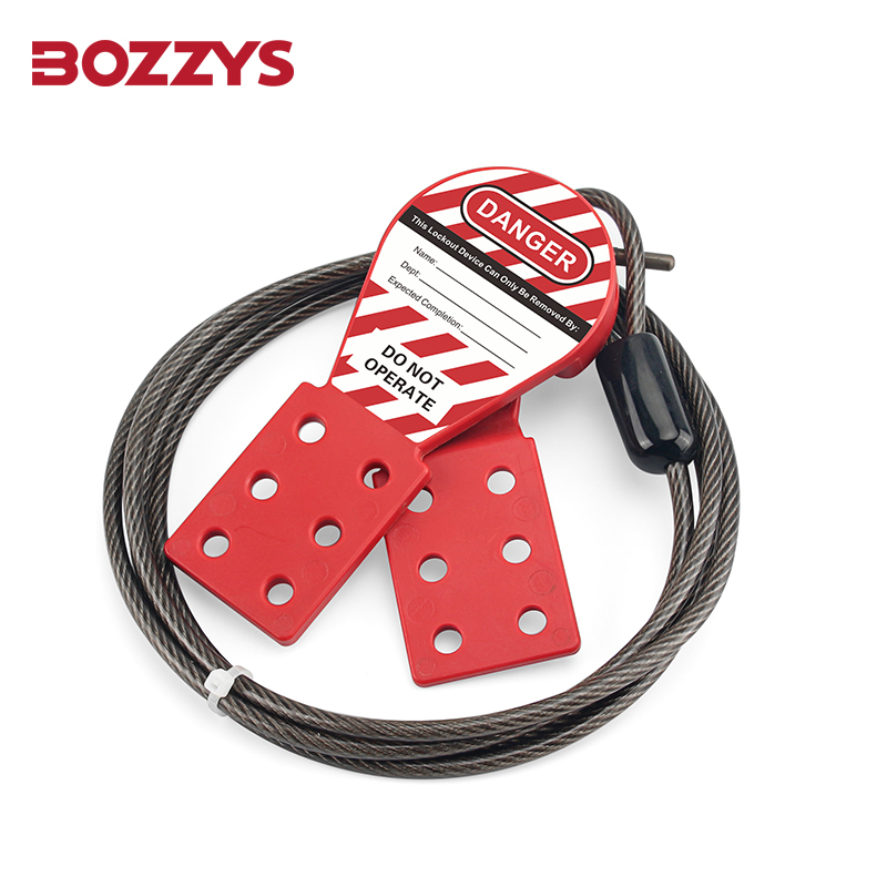 Industrial Safety Cable Lock out Device Used with Padlock