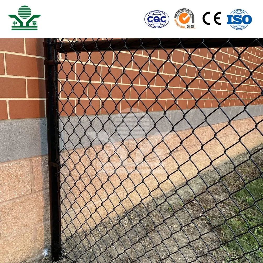 Zhongtai Chain Link Fence Temporary Fence China Manufacturers Galvanised Diamond Mesh Fencing 50mm X 50mm Aluminum Stadium Chain Link Fence