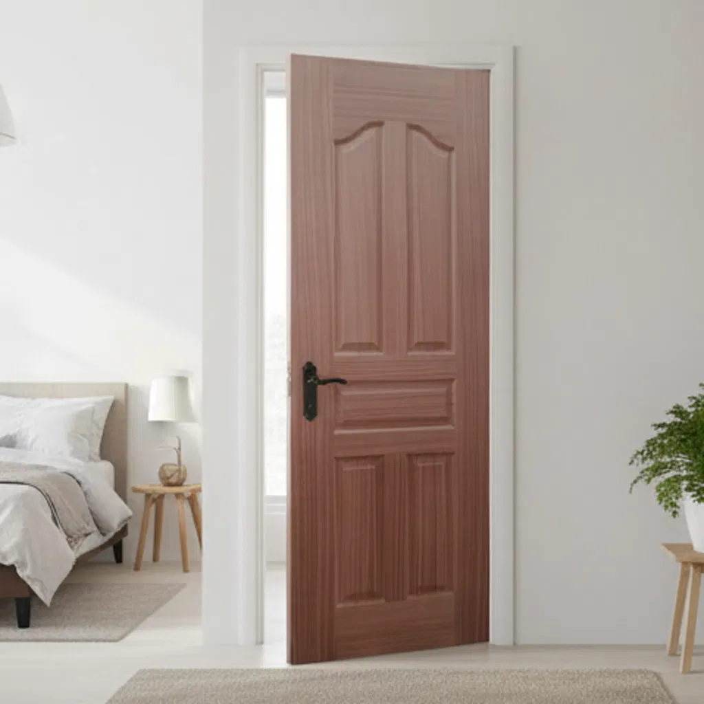 Premium Molded White Wooden Door Skin for Modern Homes
