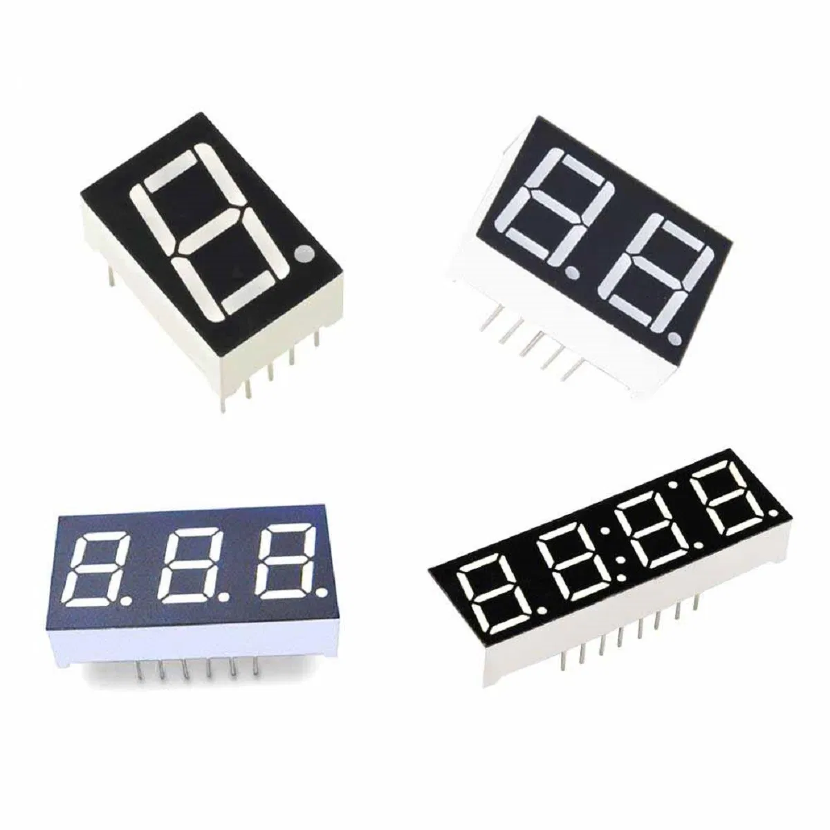Customized 1-6digit 7 Segment LED Display with Optional Emiting Color