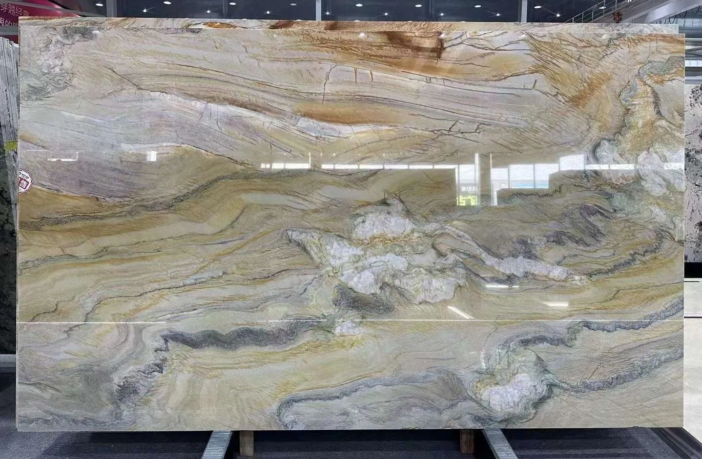 Aquarella Quartzite Luxury Stone for Project Countertop