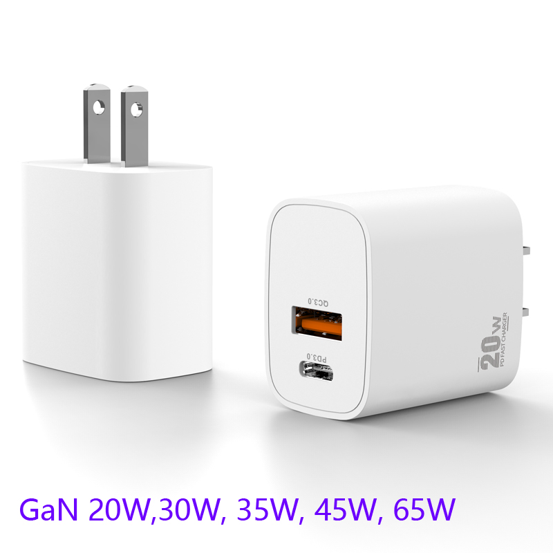 Зарядное устройство PD 20W с кабелем и дисплеем