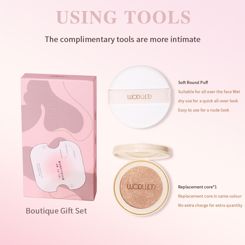 Balyna Lightweight Hydrating Long Lasting Flawless Coverage Natural Finish Breathable Cushion Foundation