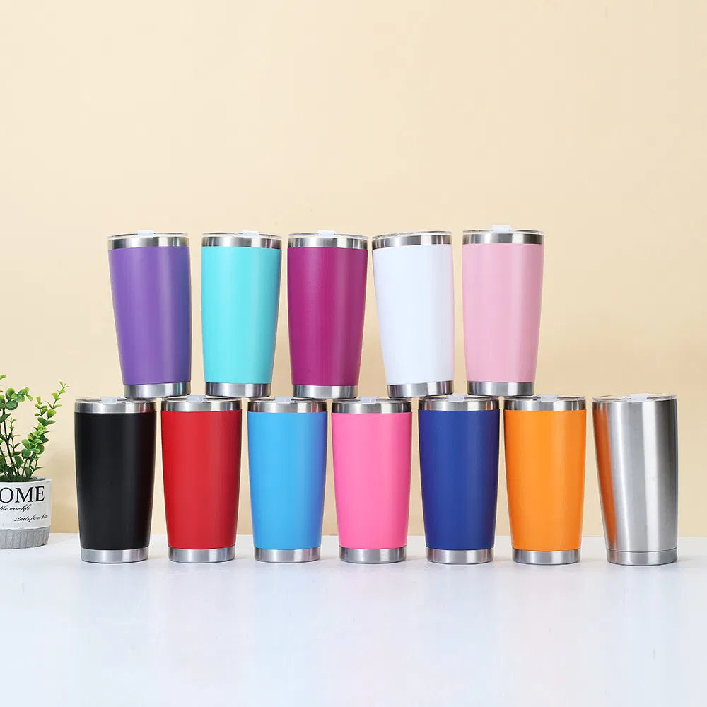 Customized Stainless Steel Sublimation Tumbler 30oz /20oz Double Wall Coffee Mug Water Bottle Sport Thermo Vacuum Flask with Straw and Handle