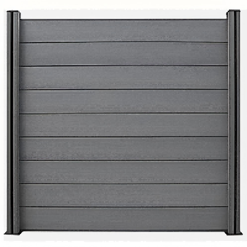 Waterproof WPC Fencing Panels Outdoor Composite Fence Panel for Garden & Yard