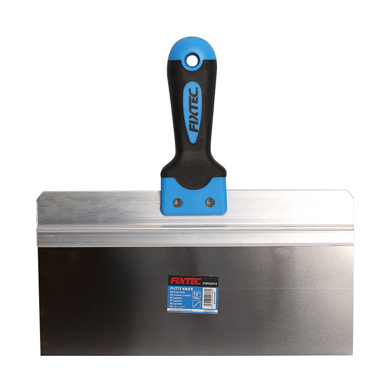 Fixtec New Design Wall Putty Tools Stainless Steel Wide Head Plastic Handle 10" 12" Putty Knife