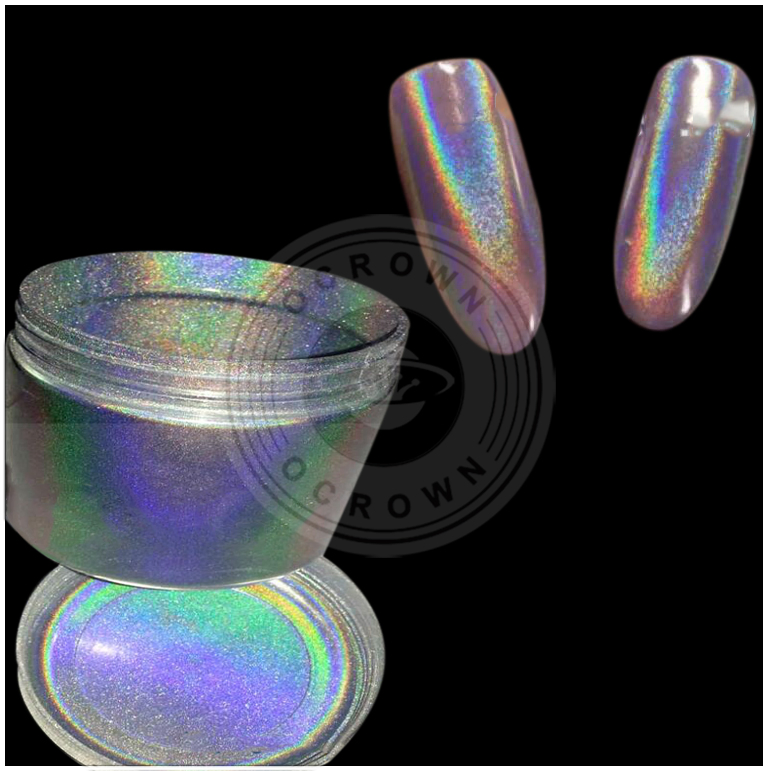 Shiny Laser Rainbow Holographic Mirror Holo Chrome Pigment