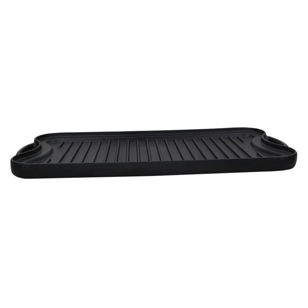 20-Inch Non-Stick Enameled Cast Iron Reversible Griddle - Versatile Grill Pan