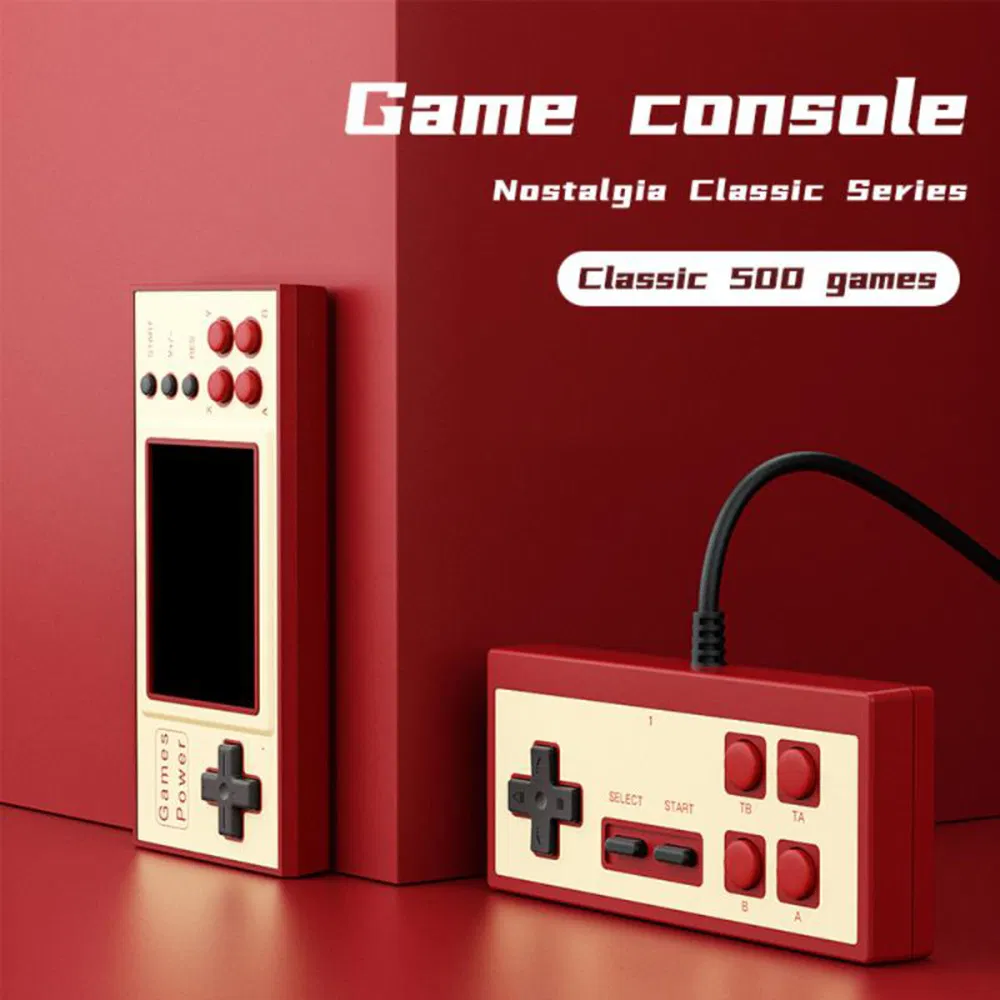 Wholesale K30 Retro Handheld Video Gaming Console Controller Gamepad Built-in 500 Classic Games Players