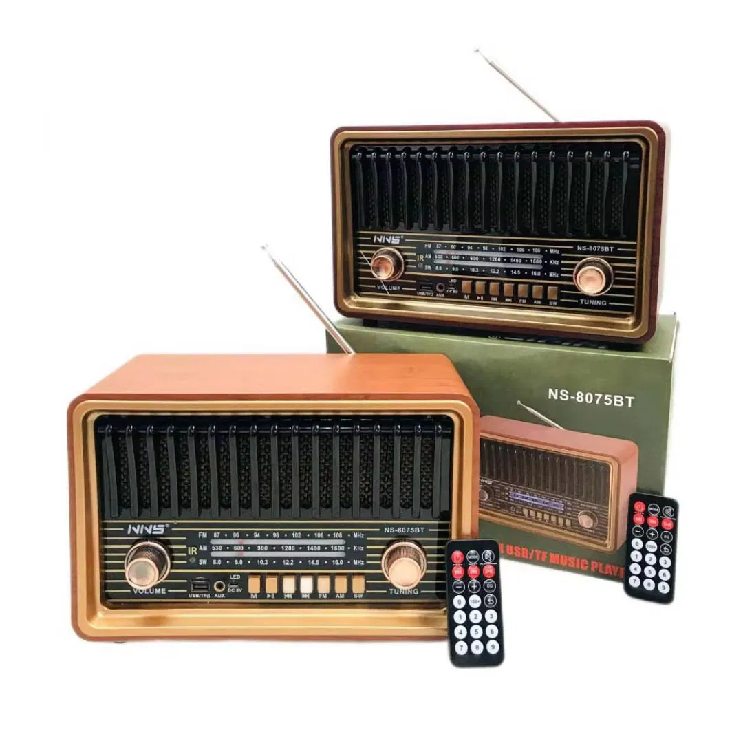 Настольная Bluetooth-колонка NS-8075BT с FM/SW радио