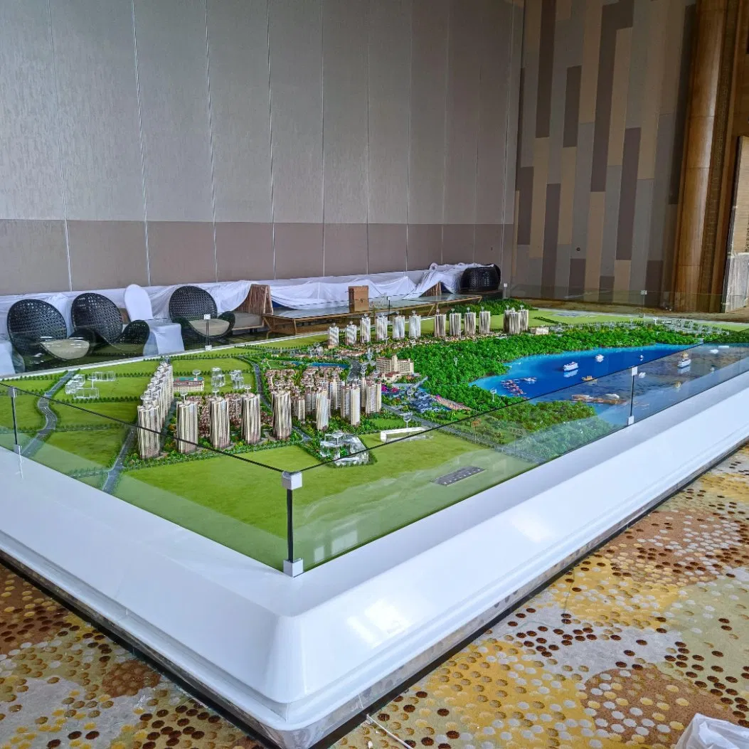 3D High-Quality Comprehensive Planning Sand Table Model for Residential Apartments