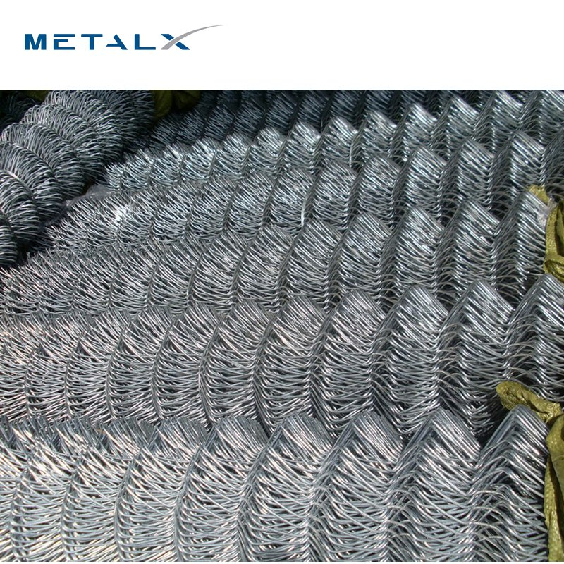 Galvanized or PVC Coated Black Cyclone Fence Chain Link Fence