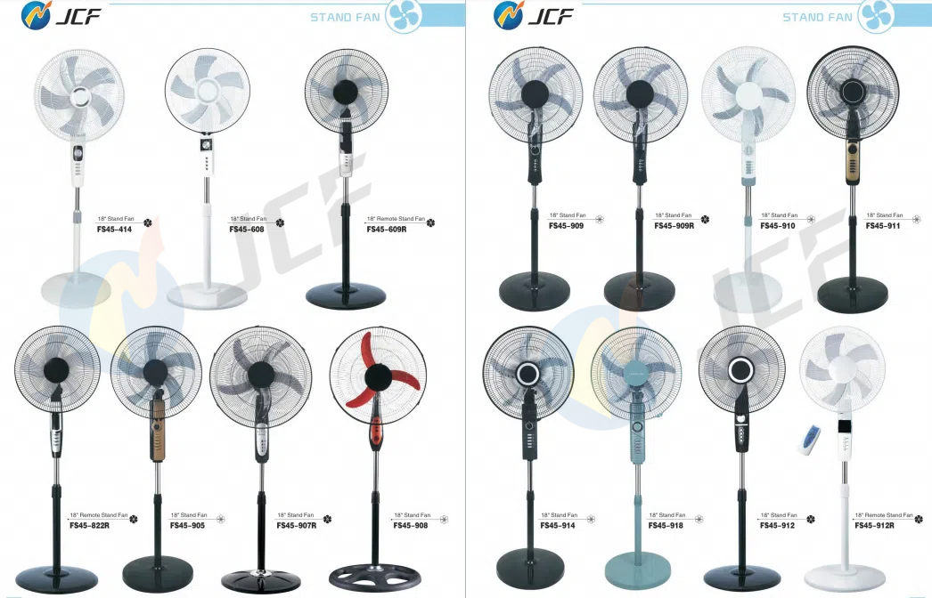 Remote Control Electric Stand Fan Smart LED Display Natural Breeze Cooling Fan