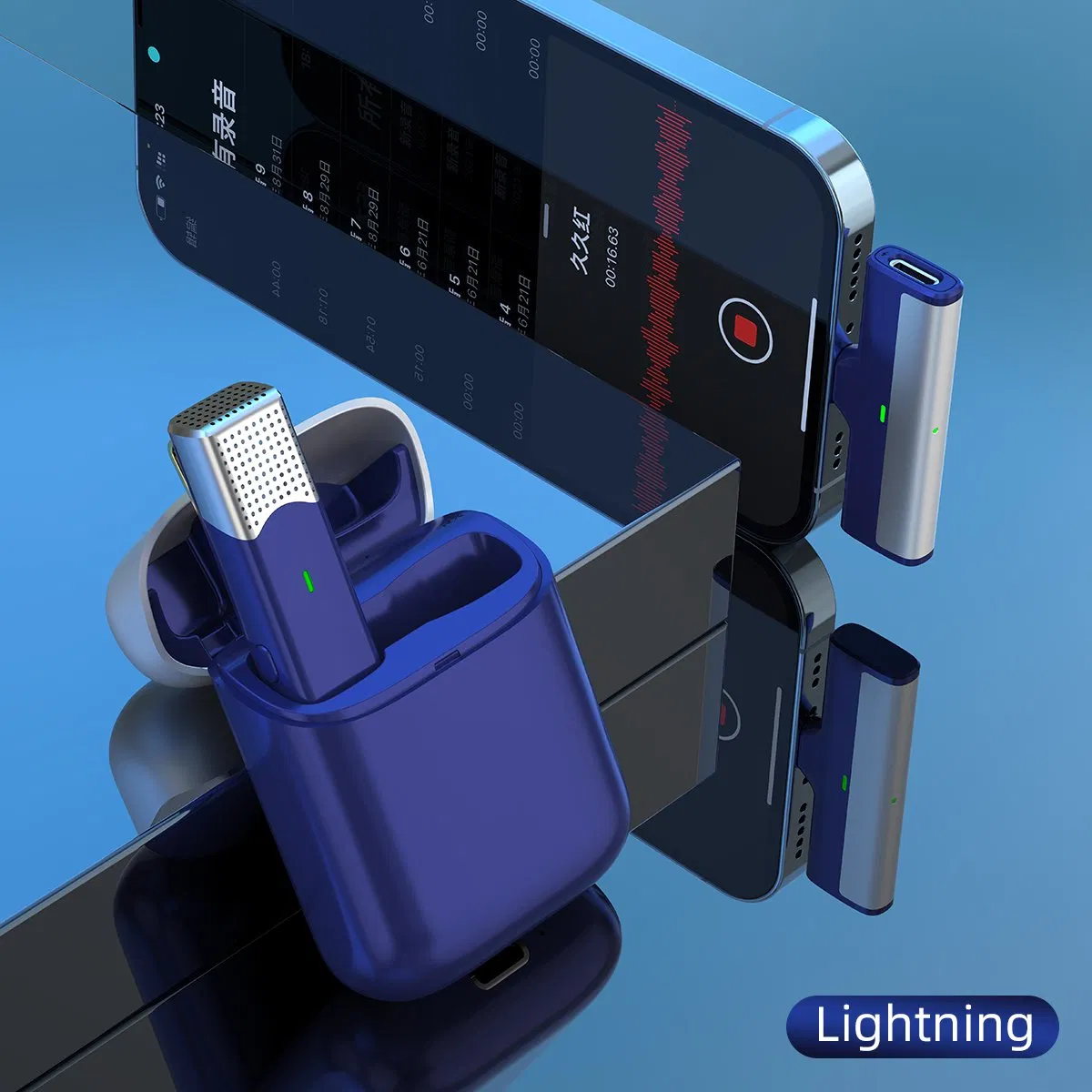 High-Quality Wireless Lapel Microphone for Streaming and Recording