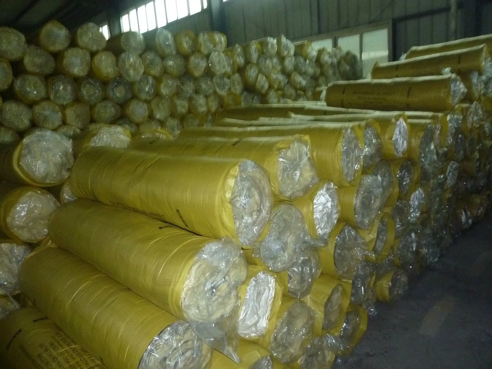 Fiber Glass Wool Blanket/Roll Density 25~48kg/M3 High Quality Insulation 1200*50mm